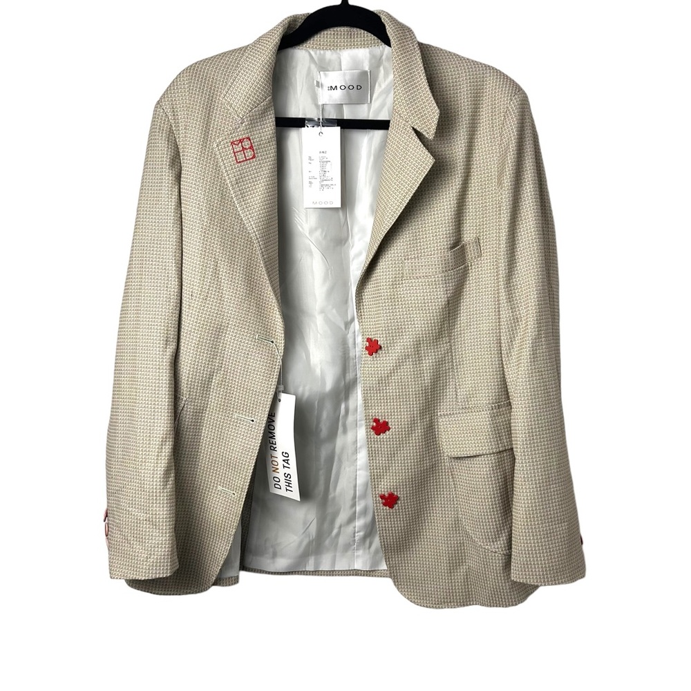 310 Mood NWT Puzzle Piece Oversized Blazer SZXS NEW!